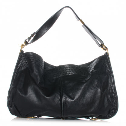 Jimmy Choo Leather Ayse Shoulder Bag Black 1 of 8