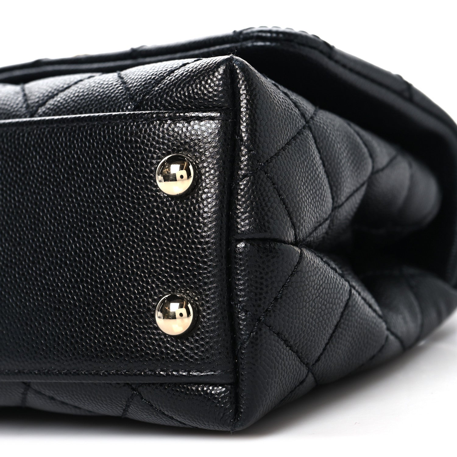 Chanel Caviar Quilted Extra Mini Coco Handle Flap Black 10 of 10