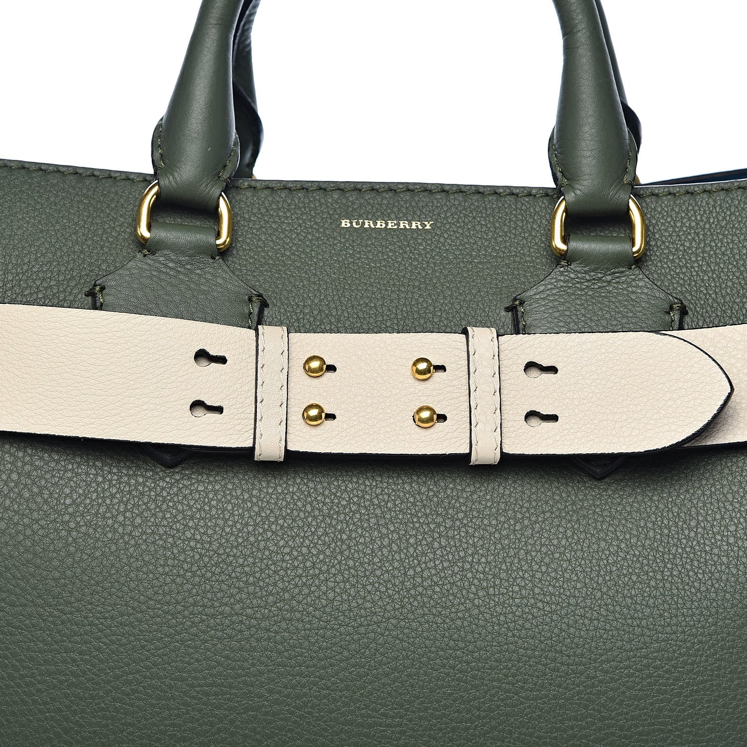 Burberry Soft Grain Calfskin Medium Belt Bag Sage Green 10 of 10