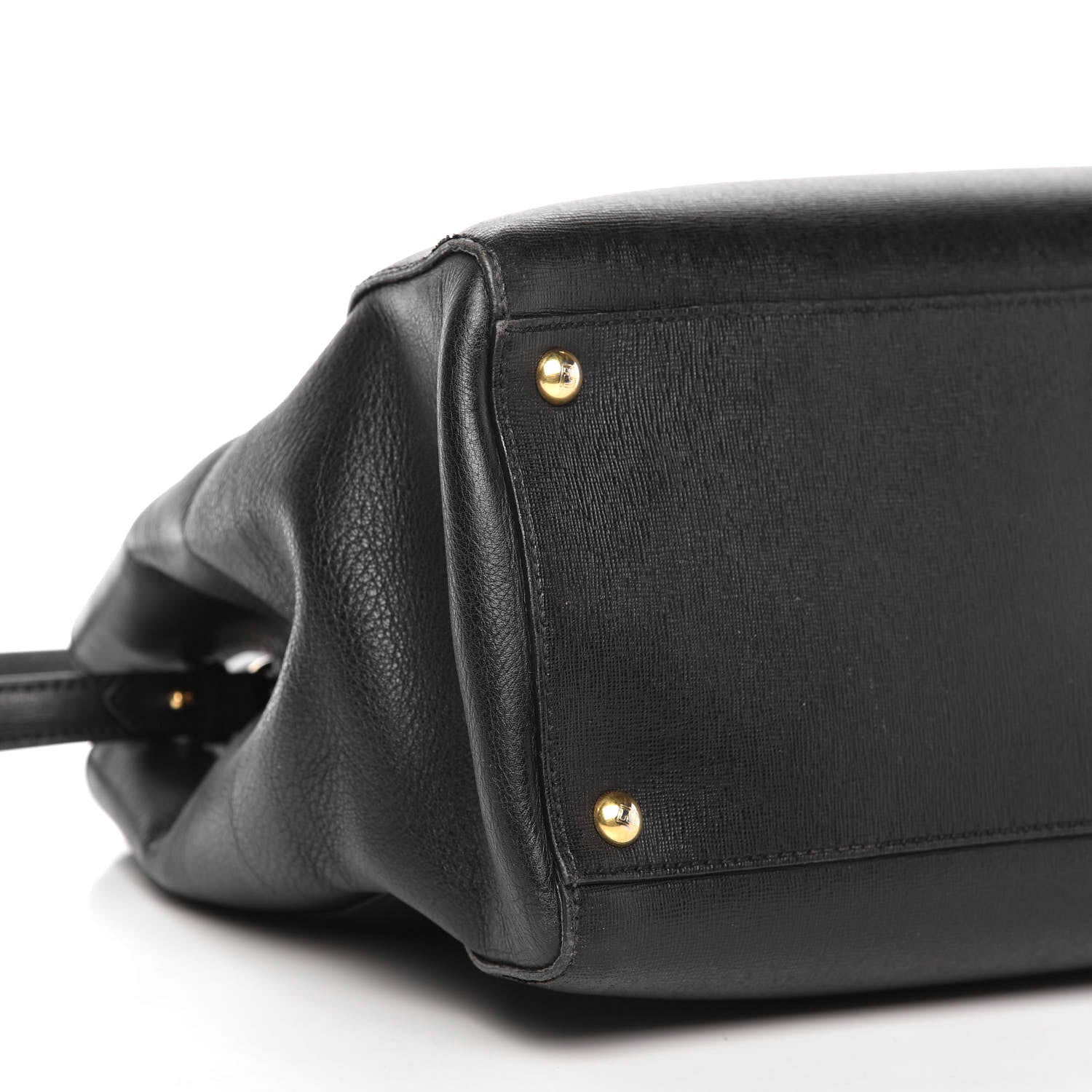 Fendi Vitello Elite Regular 2Jours Tote Black 8 of 21