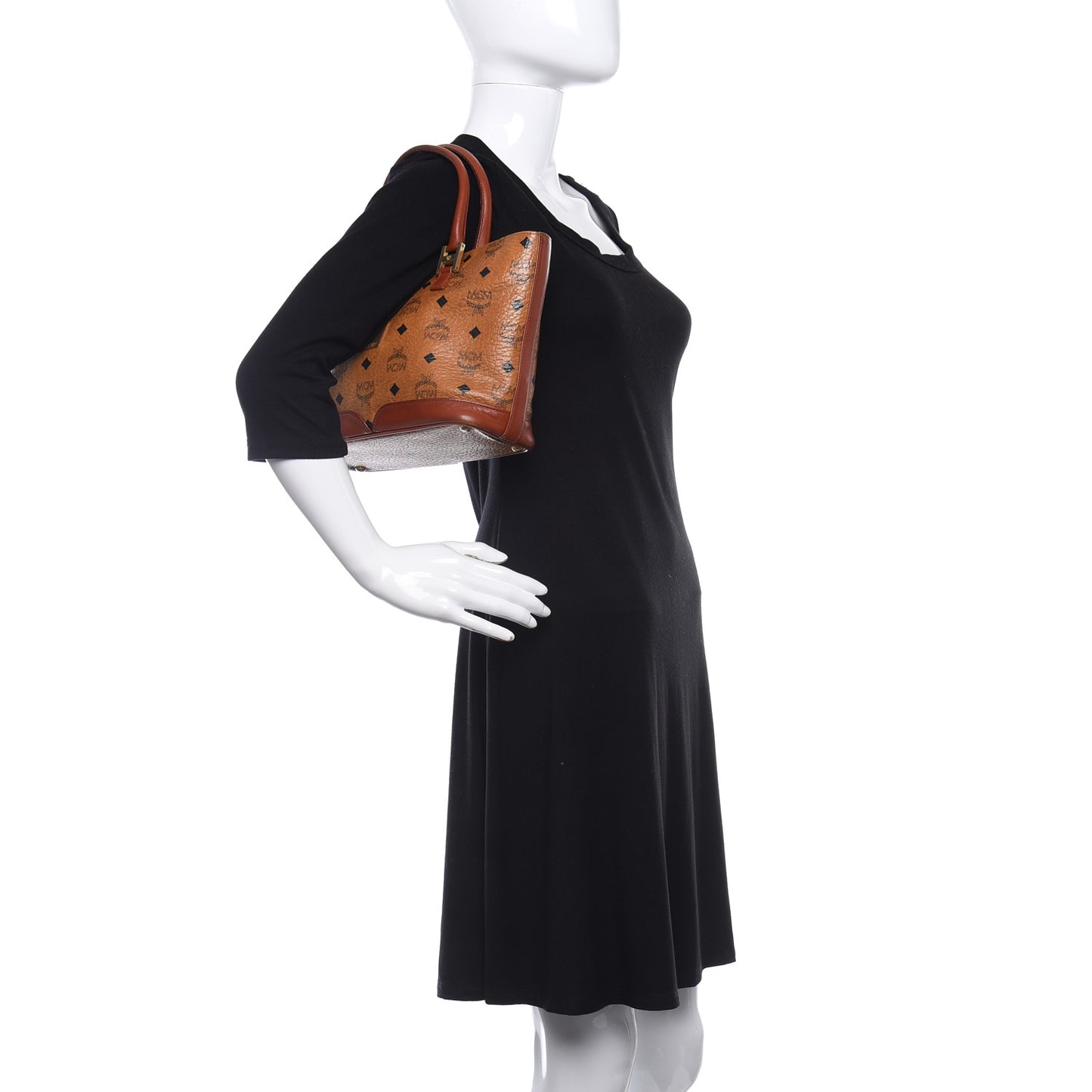Visetos Mini Shopper Tote Cognac