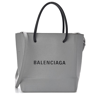 Balenciaga Calfskin Logo XXS Shopping Tote Gris Fossile 1 of 12