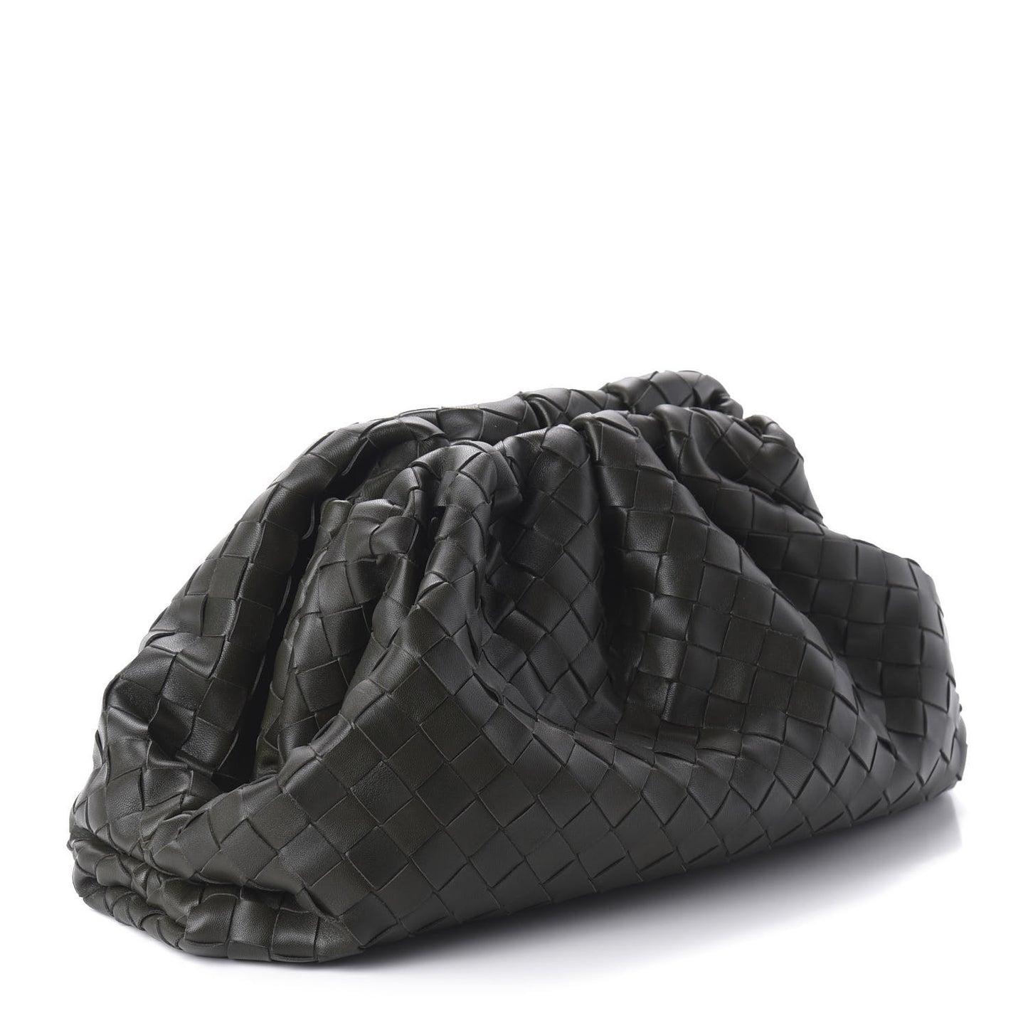 Nappa Maxi Intreccio The Pouch Oversized Clutch Camping