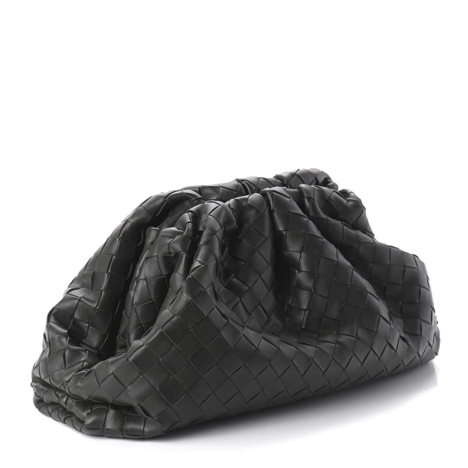Bottega Veneta Nappa Maxi Intreccio The Pouch Oversized Clutch Camping 3 of 9