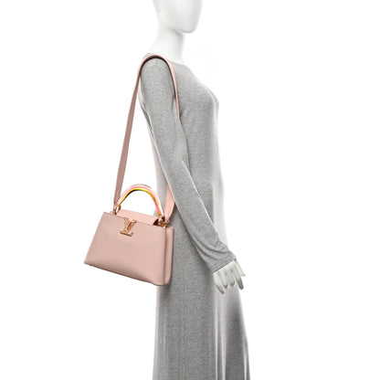 Louis Vuitton Taurillon Resin Murano Capucines BB Rose Jasmin 2 of 10