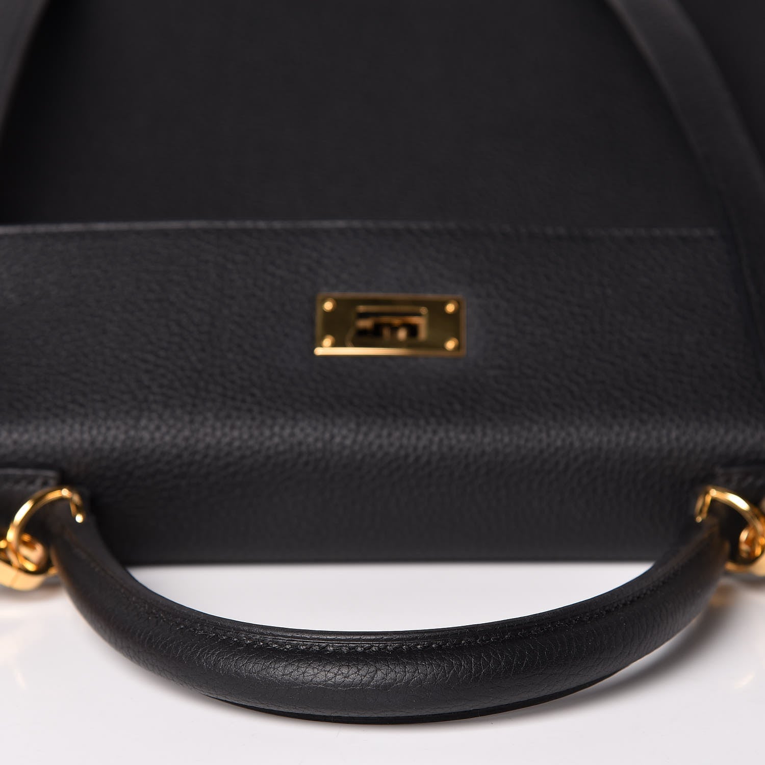 Hermes Togo Kelly Retourne 28 Black 10 of 38