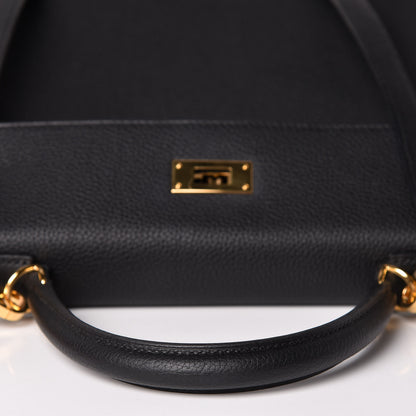 Hermes Togo Kelly Retourne 28 Black 10 of 38