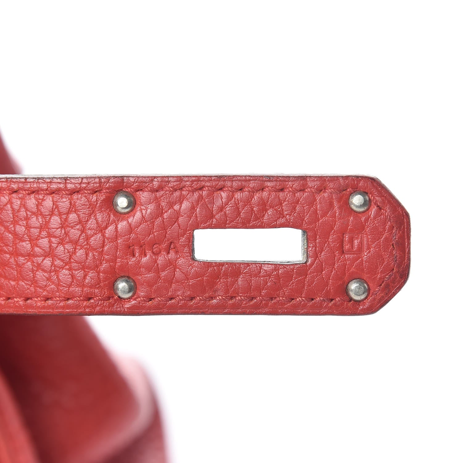 Hermes Taurillon Clemence JPG Shoulder Birkin II 42 Rouge Vif 11 of 15