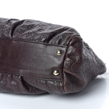 Gucci Guccissima D Ring Tote Chocolate 6 of 9