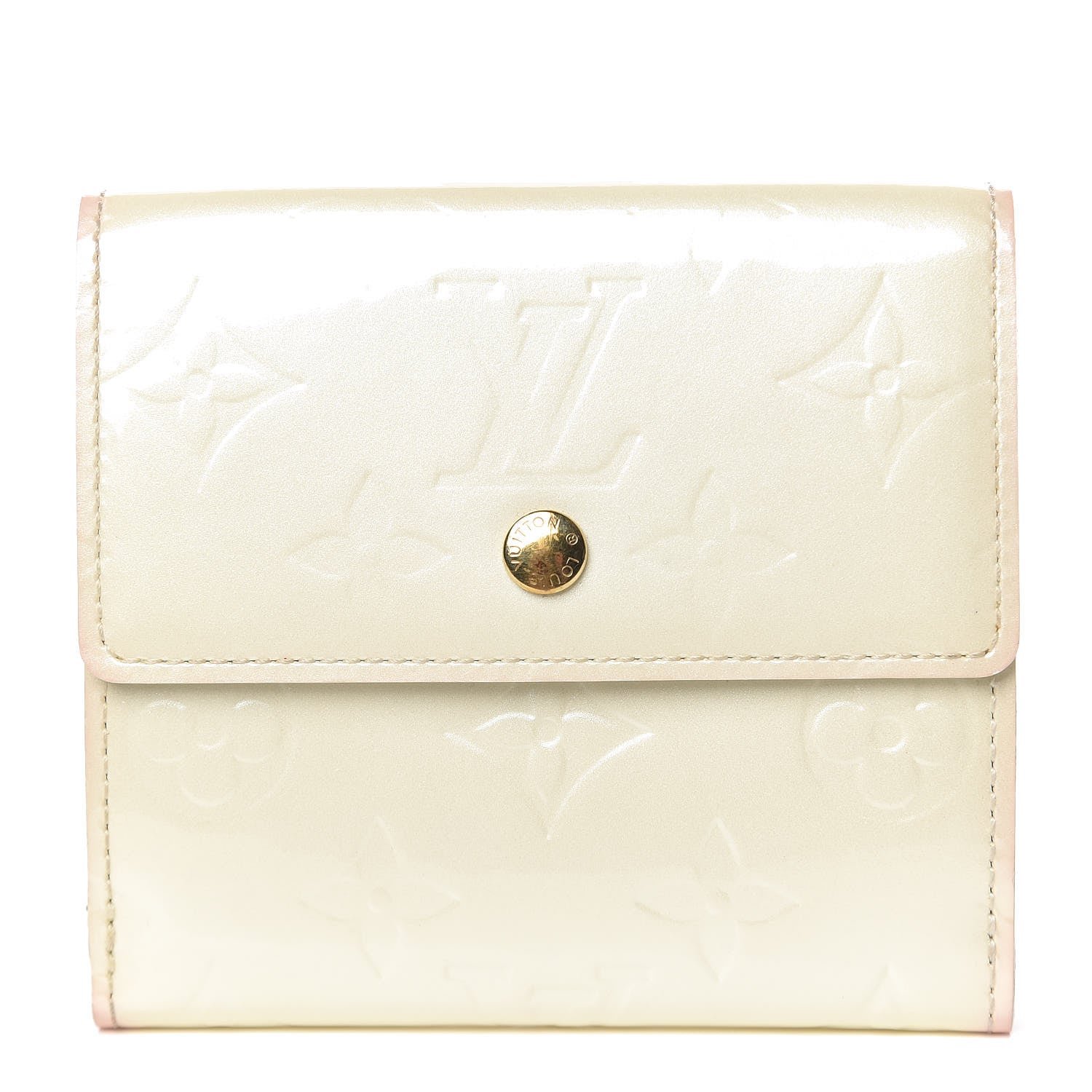 Louis Vuitton Vernis Elise Wallet Perle 1 of 12