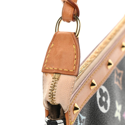 Louis Vuitton Monogram Multicolor Pochette Accessories Black 9 of 9