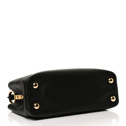 Louis Vuitton Taurillon Capucines BB Black 4 of 11