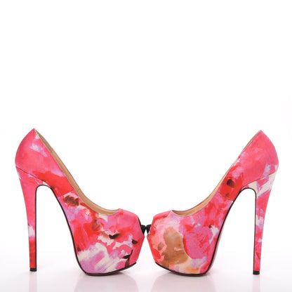 Christian Louboutin Satin Floral Highness 160 Pumps 35 6 of 10