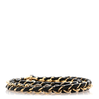 Louis Vuitton Calfskin Multi Pochette Chain Shoulder Strap Black Gold 2 of 4