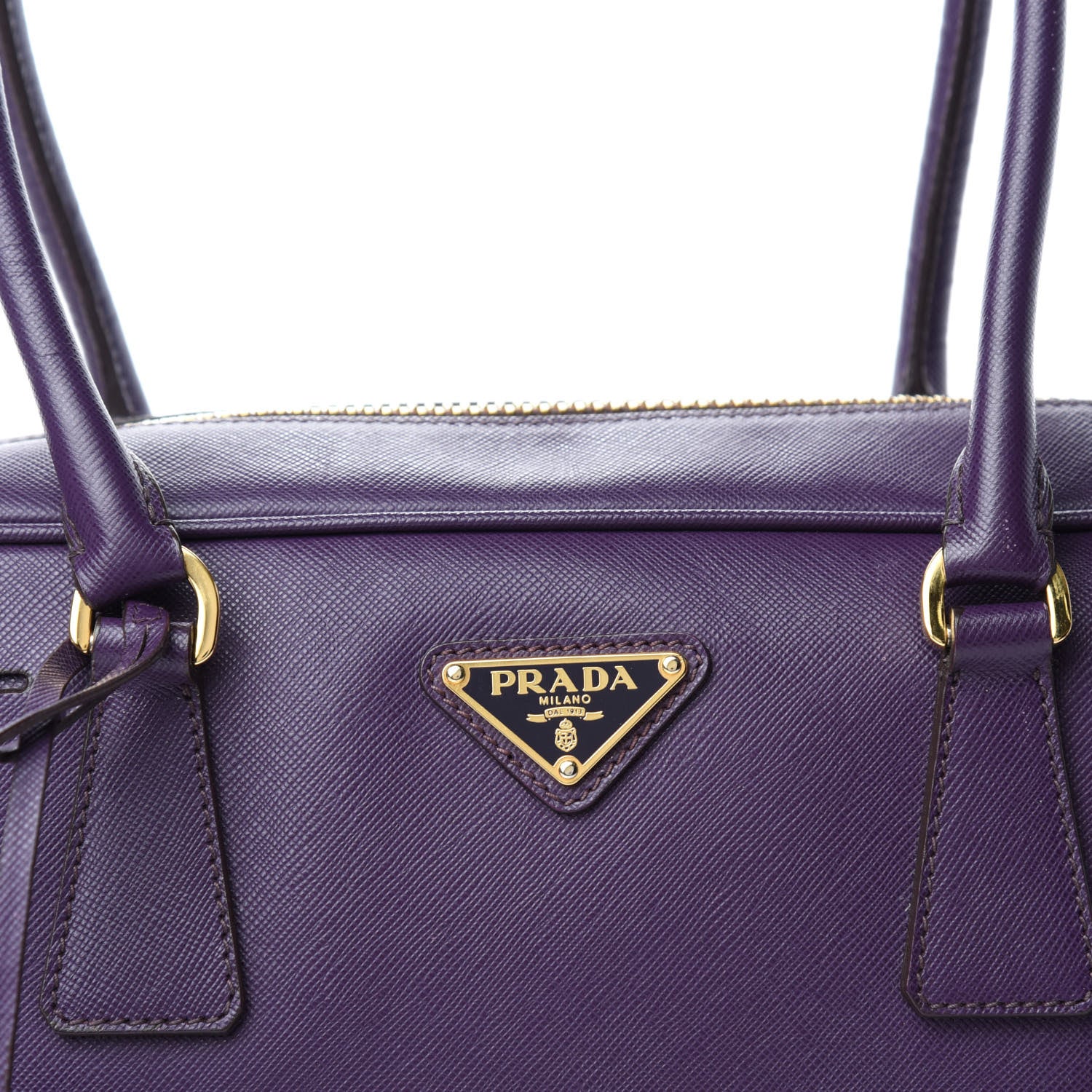 Prada Saffiano Lux Bowler Viola 12 of 12