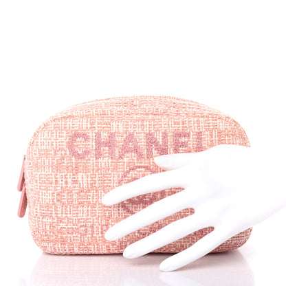 Chanel Canvas Small Deauville Case Pink 2 of 8