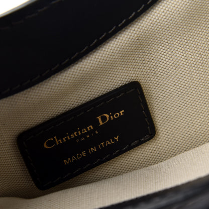 Christian Dior Oblique Fold Over Clutch Blue 5 of 6
