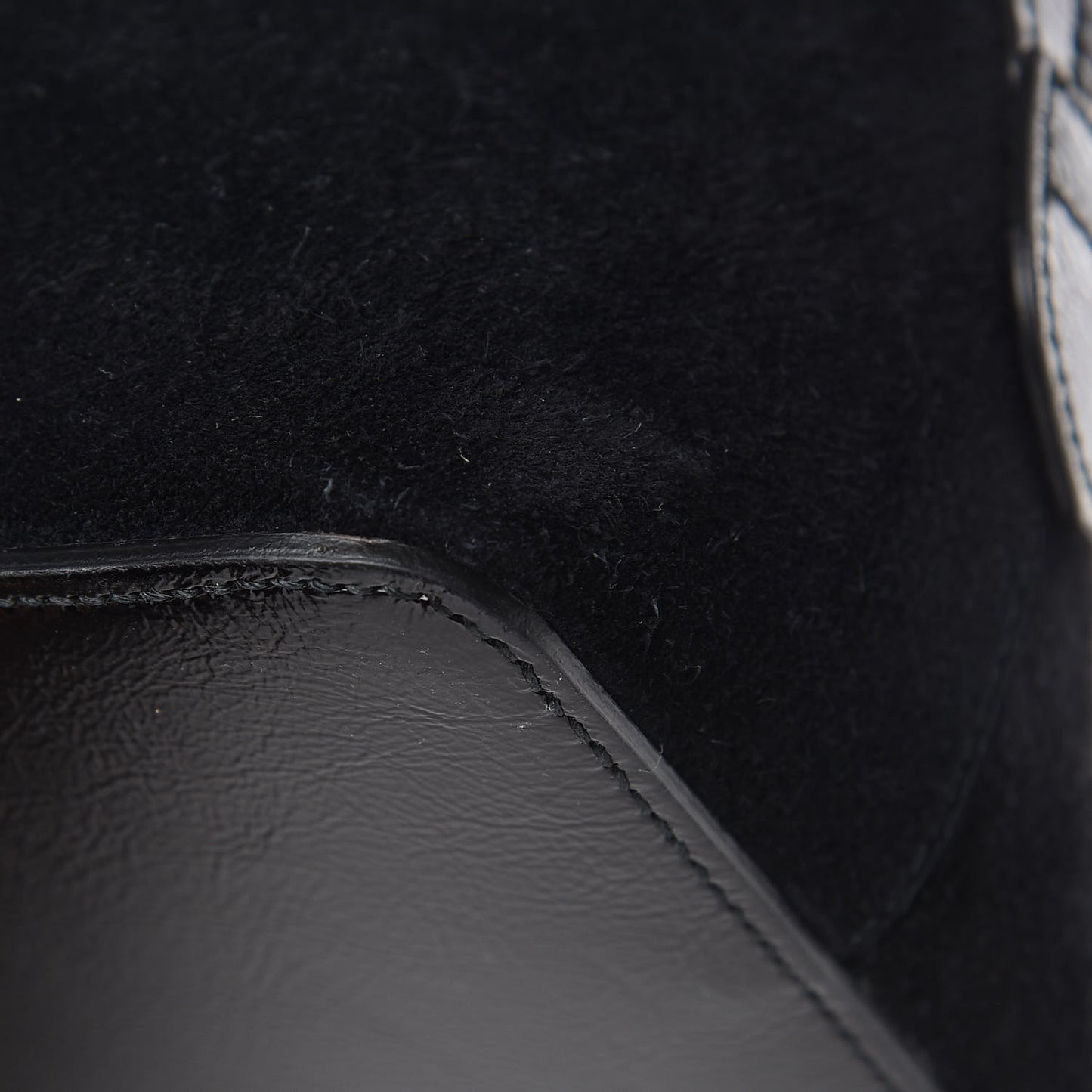 Suede Patent GG Web Medium Ophidia Top Handle Dome Bag Black