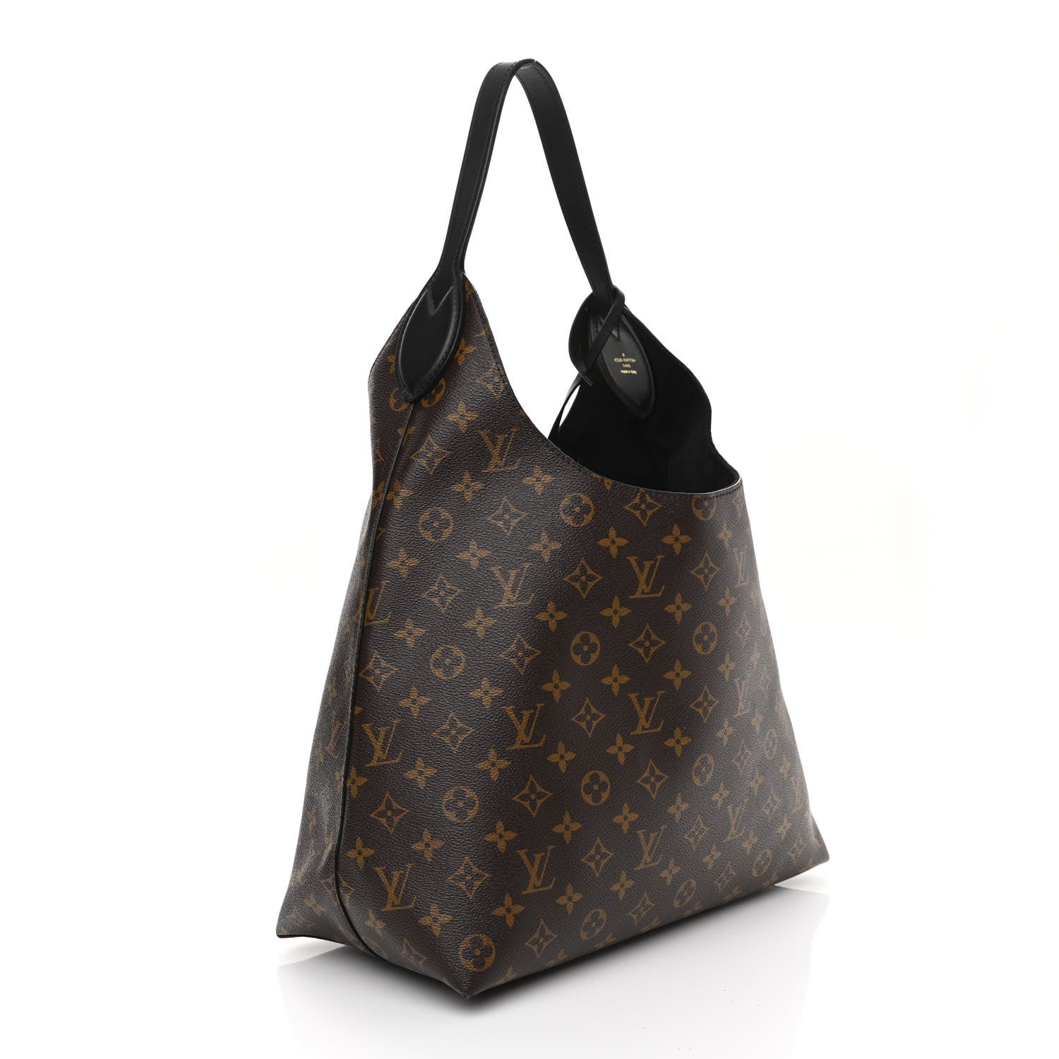 Louis Vuitton Monogram Flower Hobo Black 4 of 11