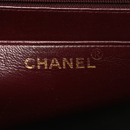 Chanel Lambskin Quilted XL Jumbo Single Flap Black 6 of 11