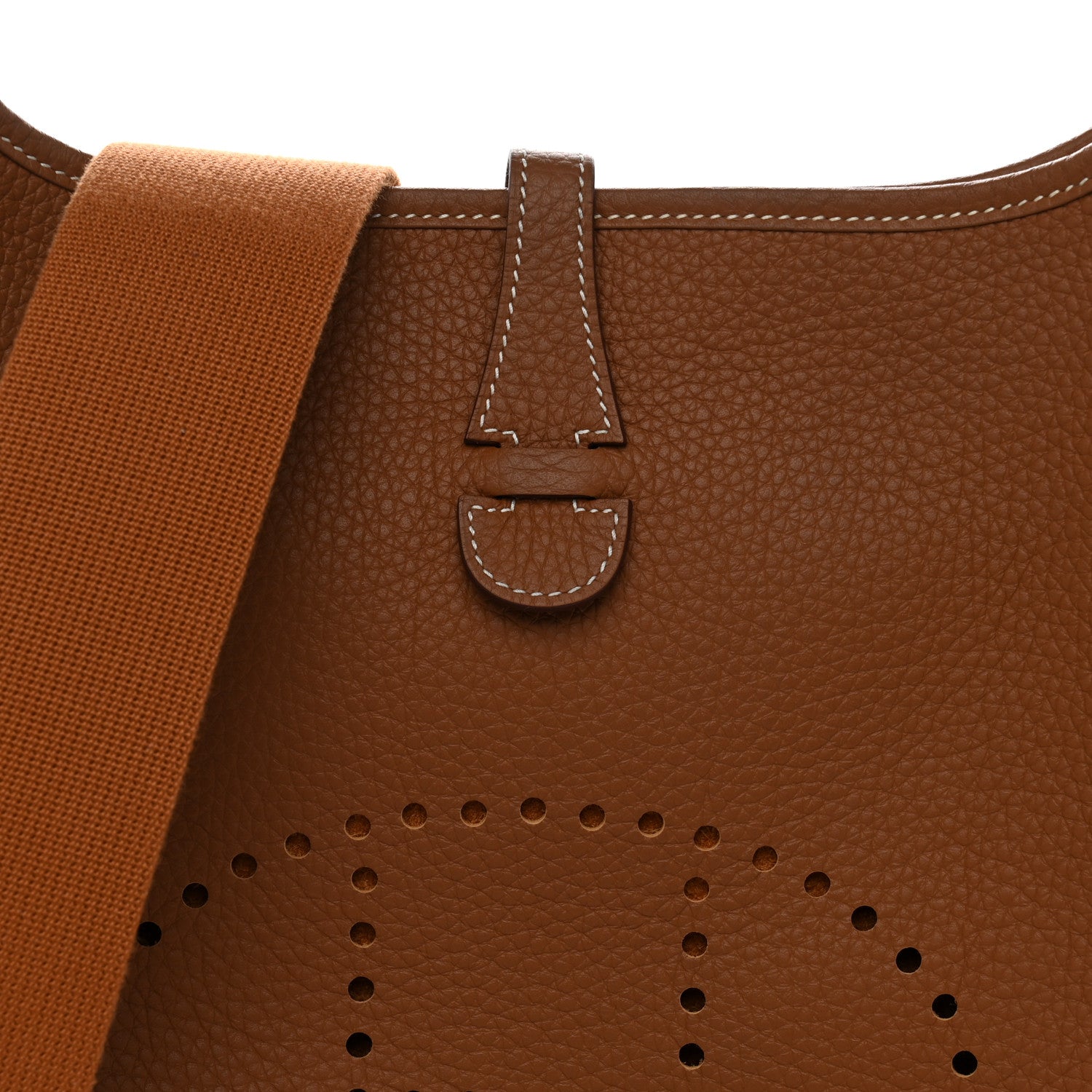 Hermes Taurillon Clemence Evelyne III PM Gold 8 of 11
