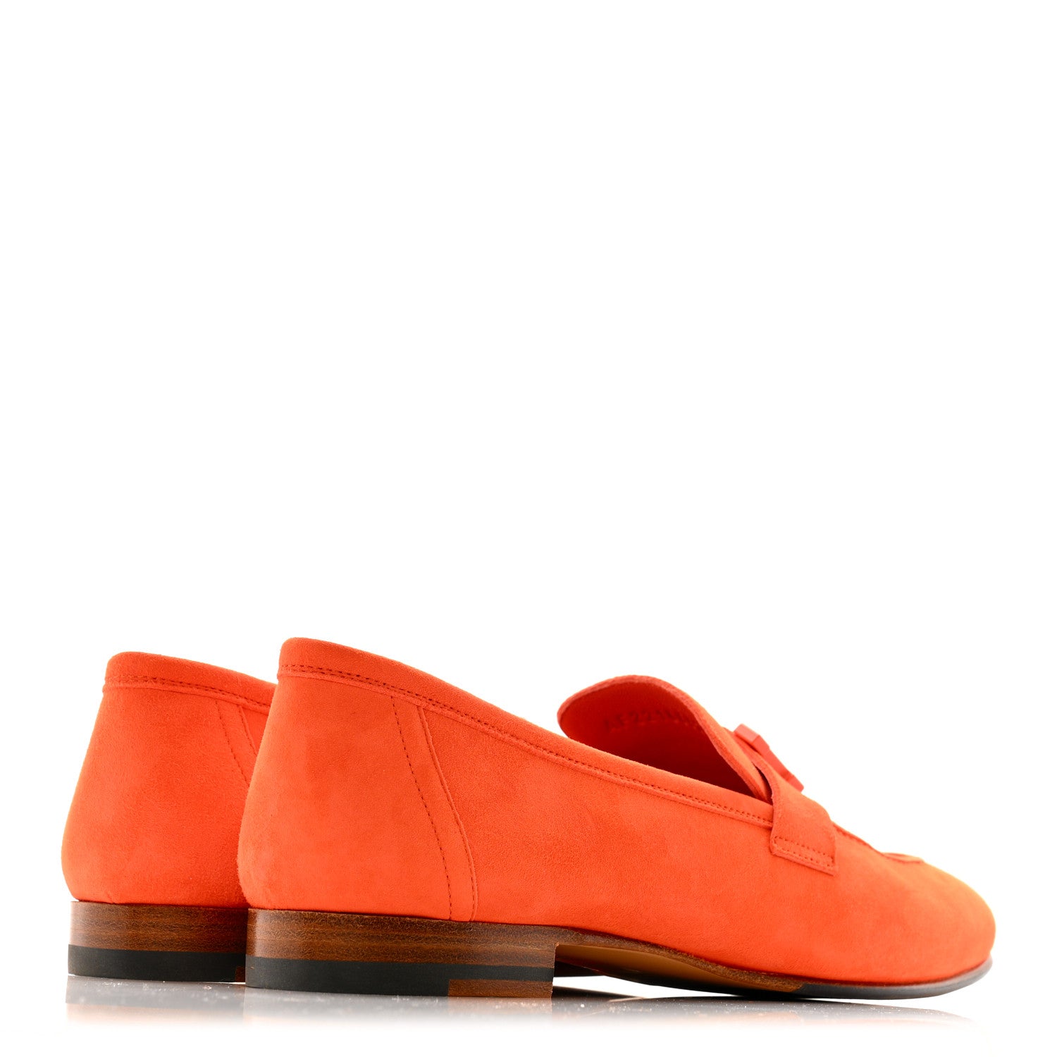 Hermes Suede Goatskin Paris Loafers 39.5 Feu 5 of 10