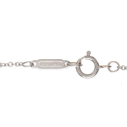 Tiffany 18K White Gold Diamond Crown Key Pendant Necklace 5 of 5