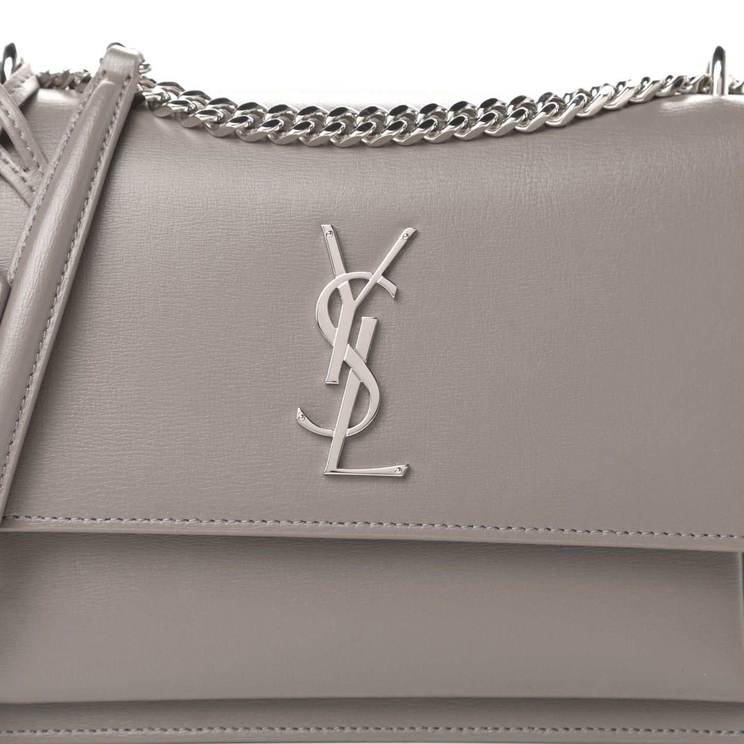 Calfskin Medium Monogram Sunset Fog