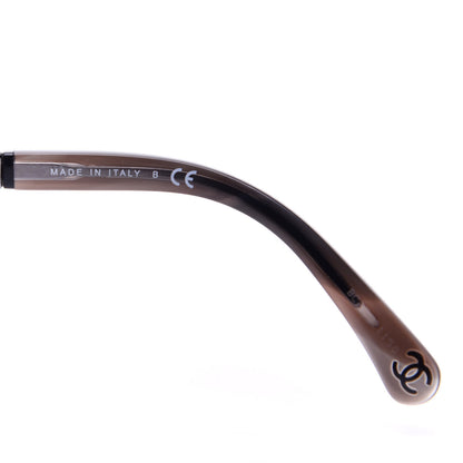 Chanel Metal Calfskin CC Chain Pilot Sunglasses 5439-Q Brown 5 of 8