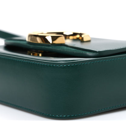 Chloe Shiny Calfskin Suede Mini C Double Carry Green 10 of 10