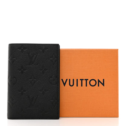 Louis Vuitton Empreinte Monogram Passport Cover Black 3 of 7
