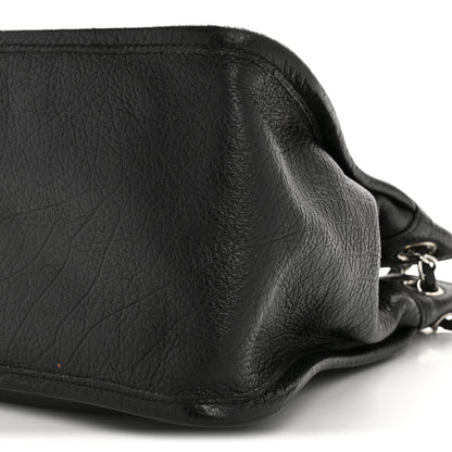 Chanel Calfskin Mademoiselle Shoulder Bag Black 10 of 13
