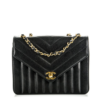 Chanel Caviar Quilted Small Single Flap Black 1 of 9