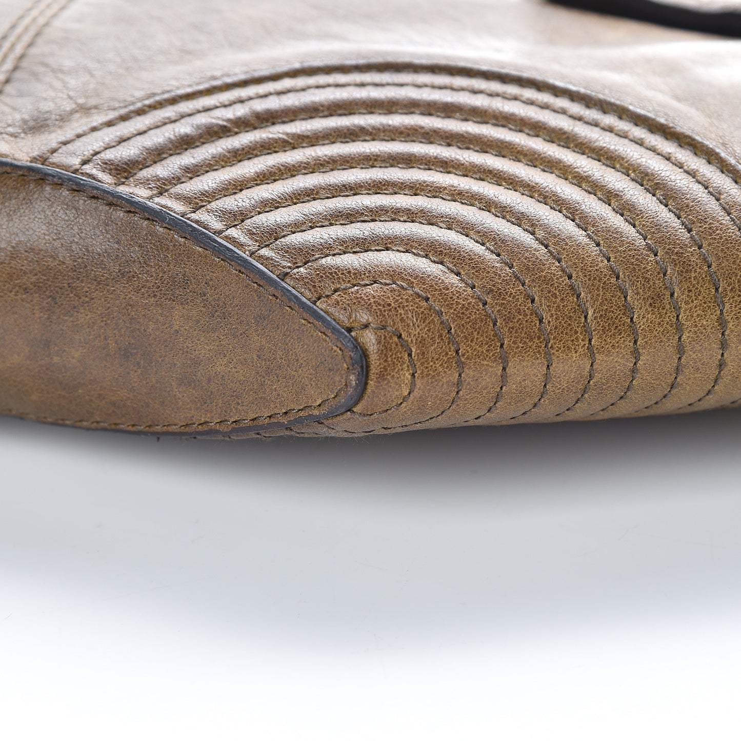 Calfskin De Manta Clutch Brown
