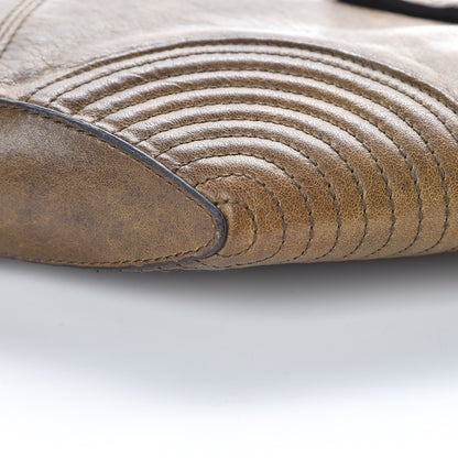 Alexander McQueen Calfskin De Manta Clutch Brown 6 of 13