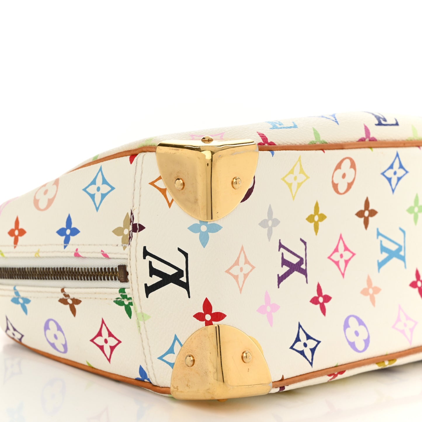 Monogram Multicolor Trouville White