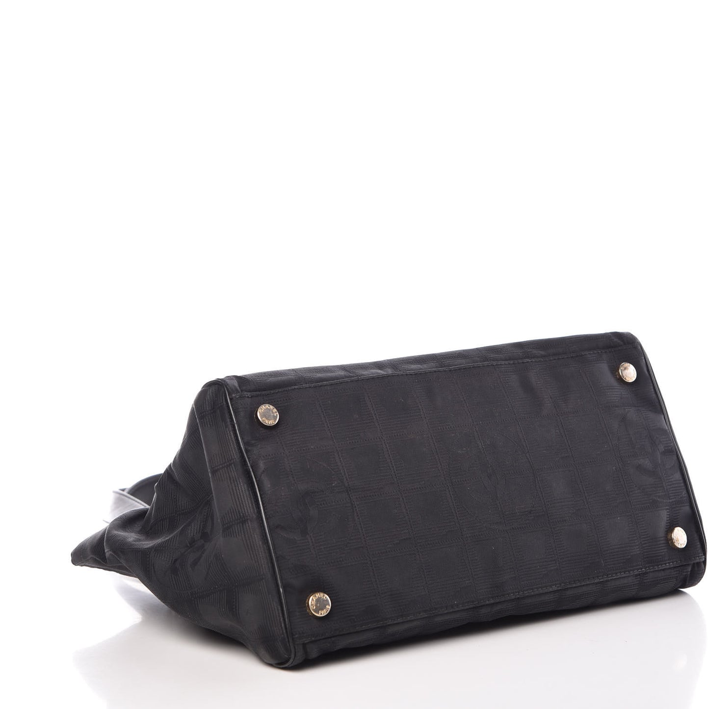 Nylon Travel Shoulder Bag Black