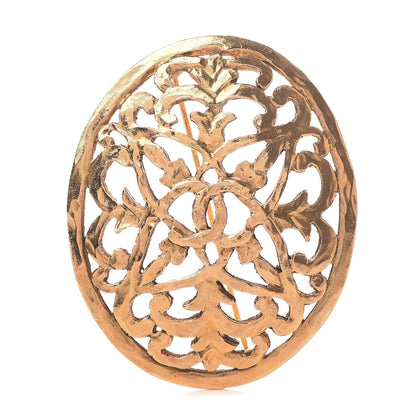 Chanel CC Brooch Gold 1 of 5