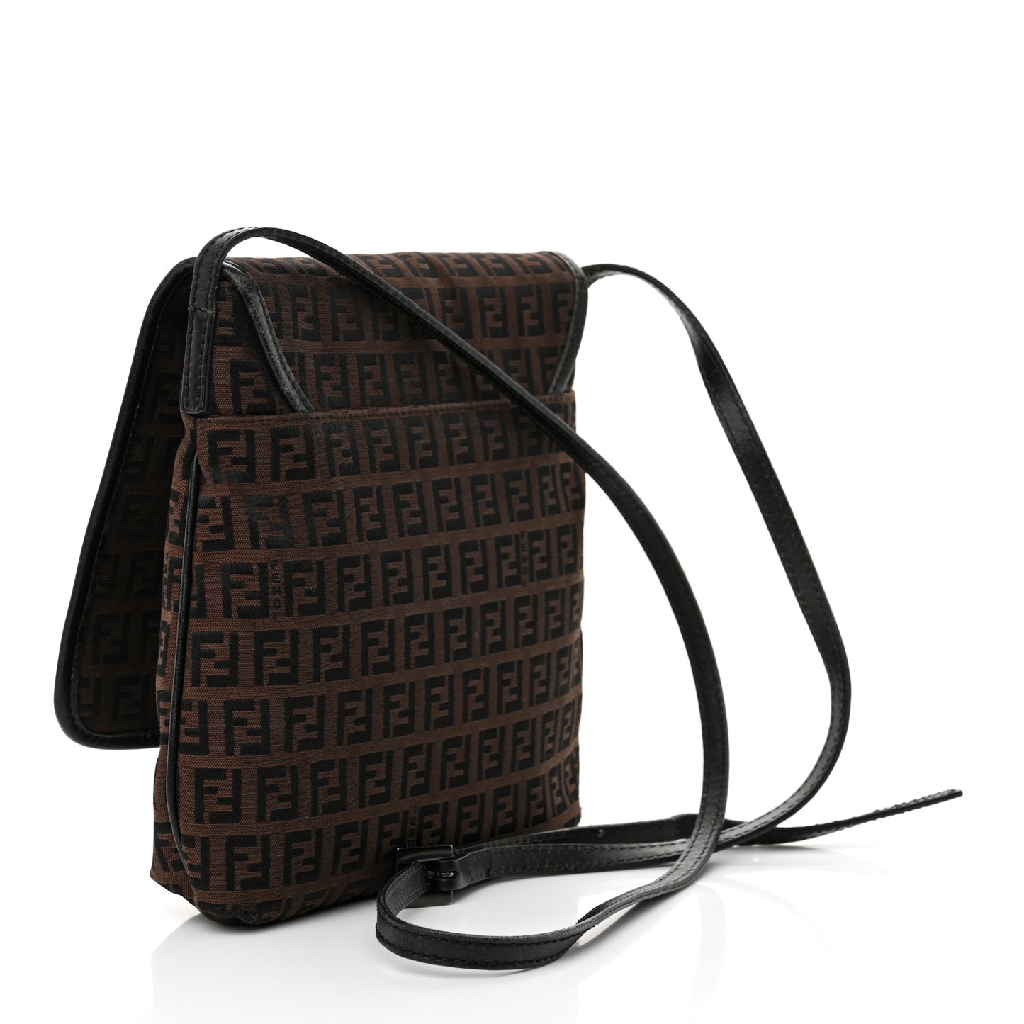 Zucchino Vitello Baguette Crossbody Tobacco Moro