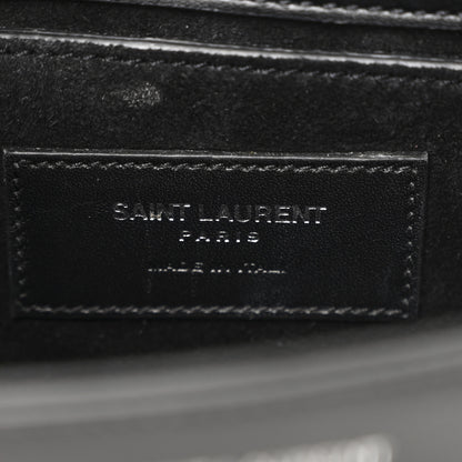 Saint Laurent Smooth Calfskin Small Monogram Université Shoulder Bag Black 6 of 15