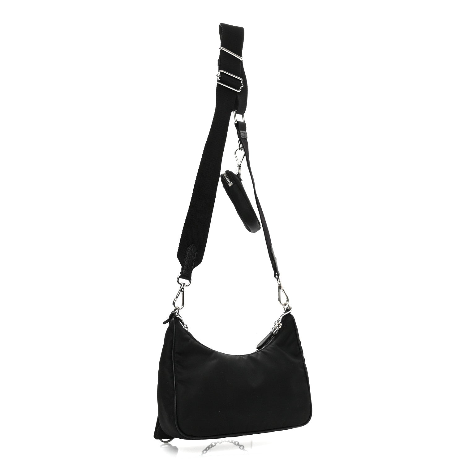Prada Nylon Re-Edition 2005 Shoulder Bag Black 3 of 9
