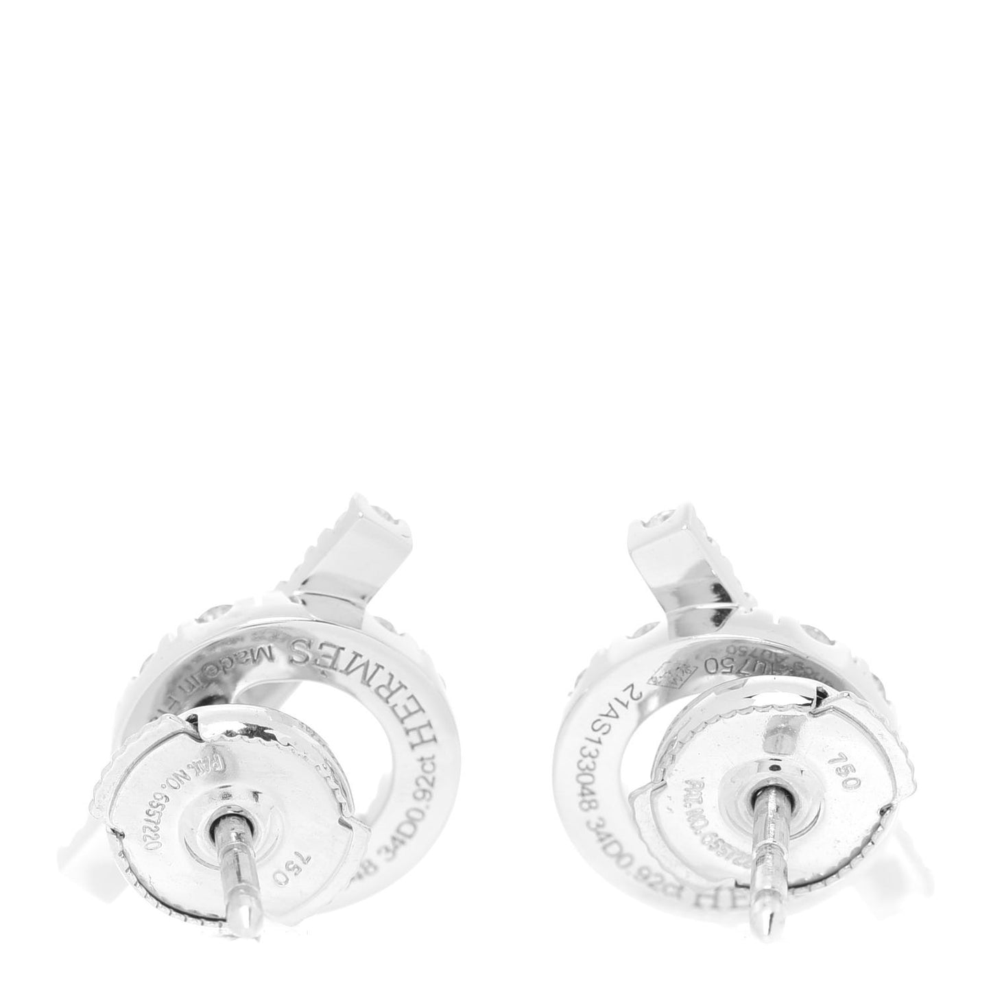 18K White Gold Diamond Finesse Earrings