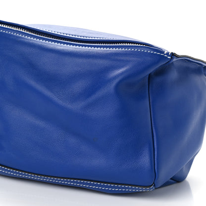 Givenchy Calfskin Small Pandora Logo Strap Blue 10 of 10