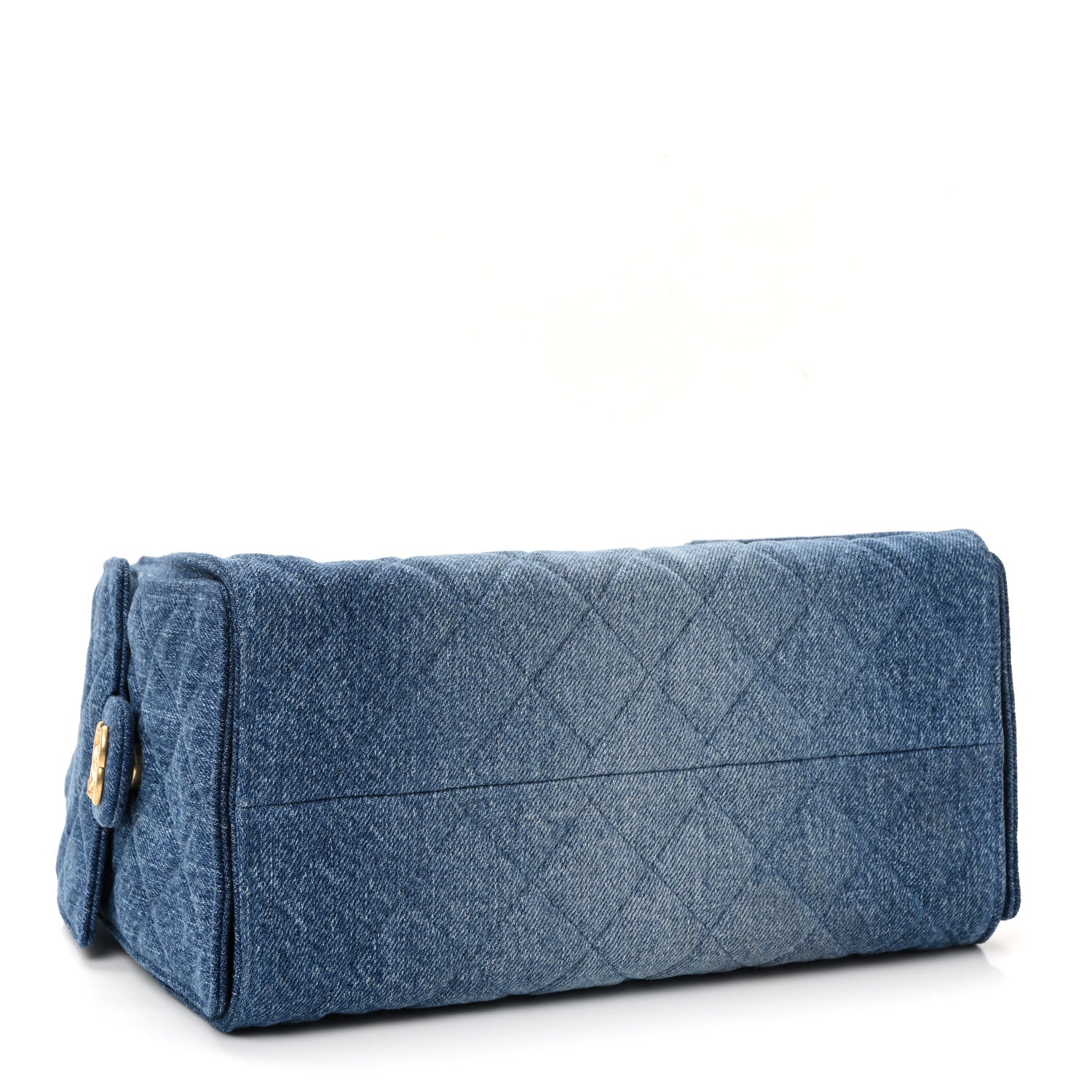 Chanel Washed Denim Quilted Small Chanel 25 Handbag Blue 4 of 10