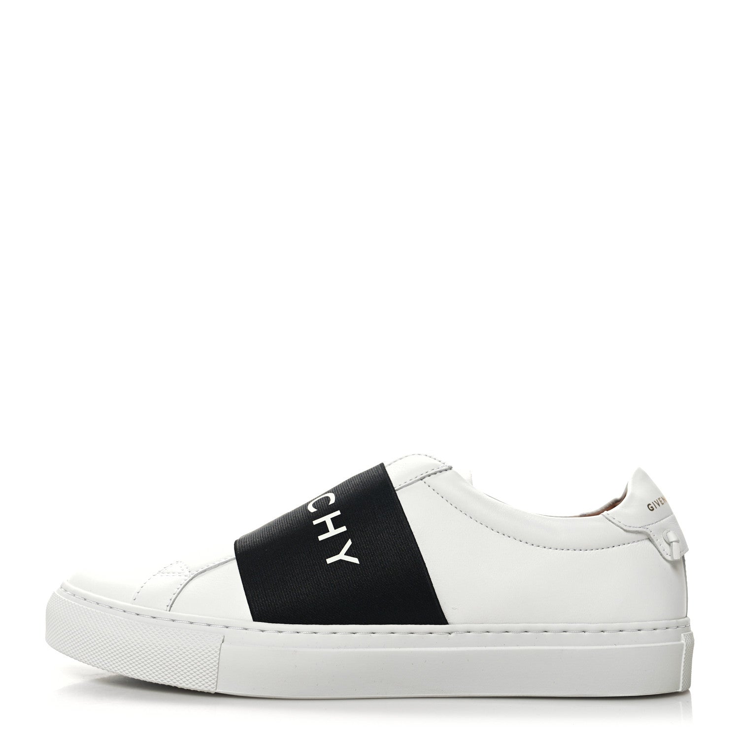 Givenchy Calfskin Band Logo Womens Urban Street Sneakers 39 White Black 1 of 9