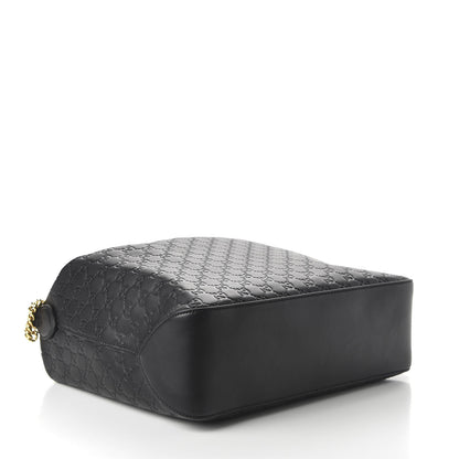 Gucci Guccissima Signature Large Linea A Hobo Black 4 of 10
