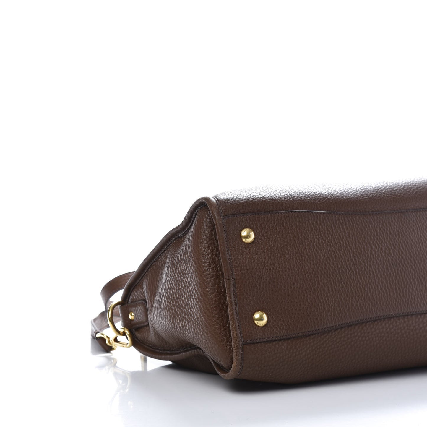 Vitello Daino Shopping Satchel Palissandro