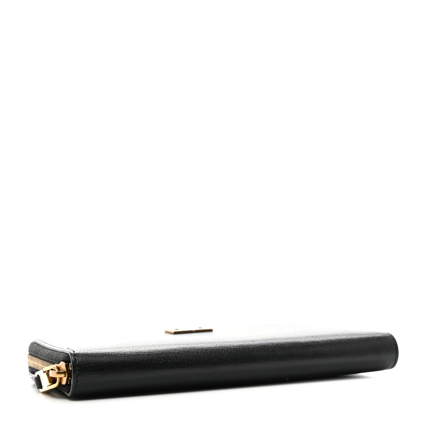 Sugar Goatskin GV3 Zip Around Wallet Black