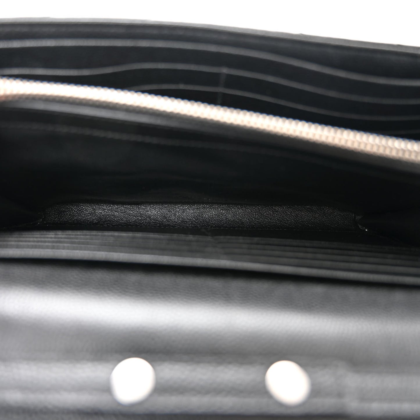 Grain De Poudre Matelasse Chevron Monogram Chain Wallet Black