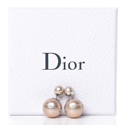Christian Dior Crystal Mise En Dior Tribal Earrings Pink 4 of 4